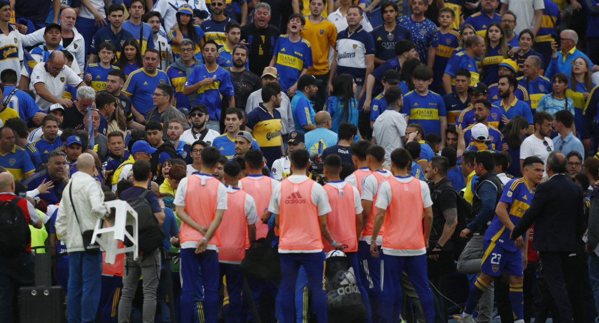 Escándalo en Boca Juniors. Foto: Reuters.