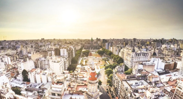 El clima en Buenos Aires. Foto: NA.