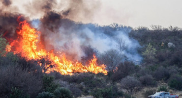 Incendios en Córdoba sin control. Foto: NA