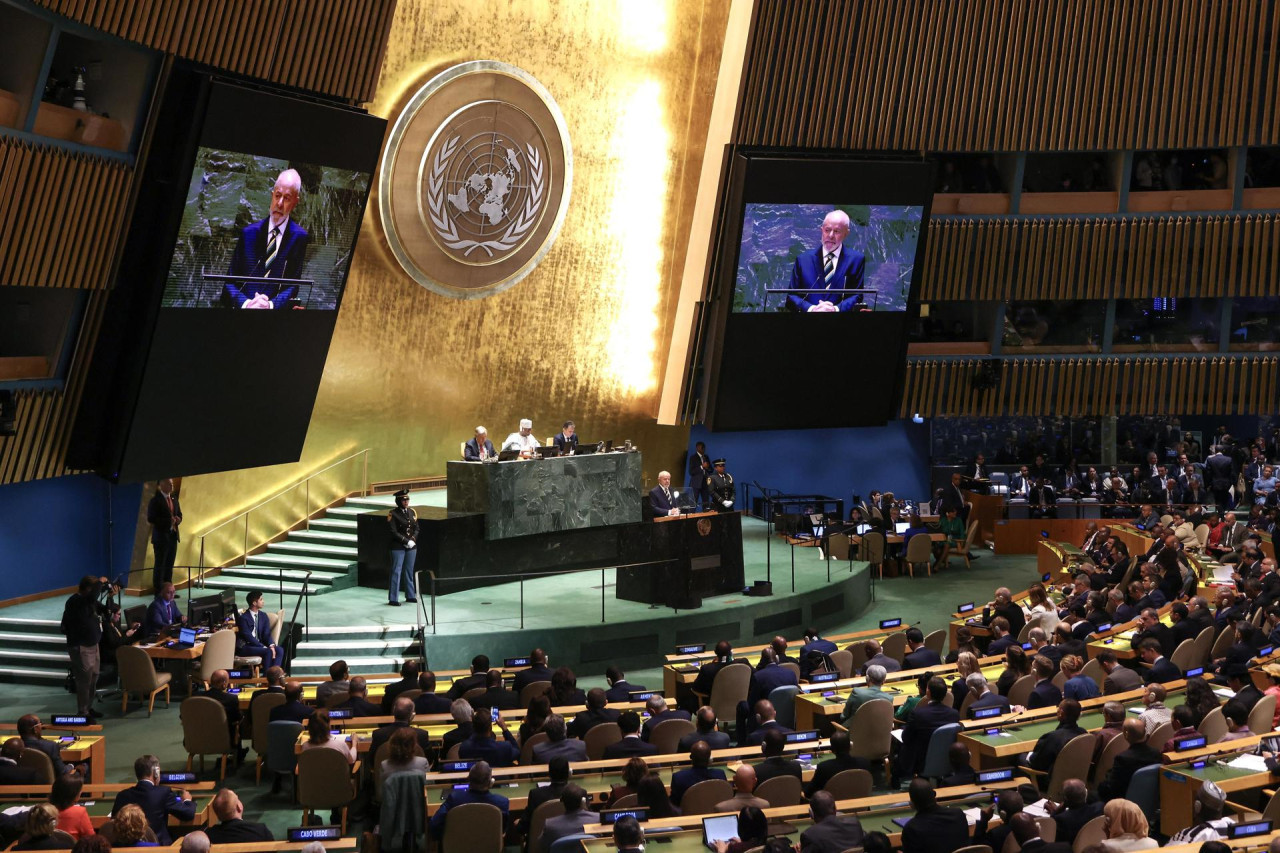 Luiz Inácio Lula da Silva, en su discurso en la Asamblea General de la ONU. EFE