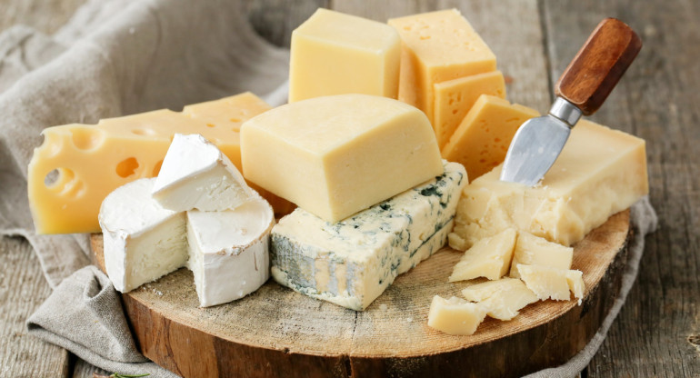 Quesos, queso, roquefort. Foto: Freepik.