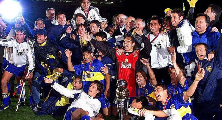 Boca campeón Intercontinental en 2000.