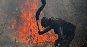 Incendios en Córdoba. Foto: Reuters.