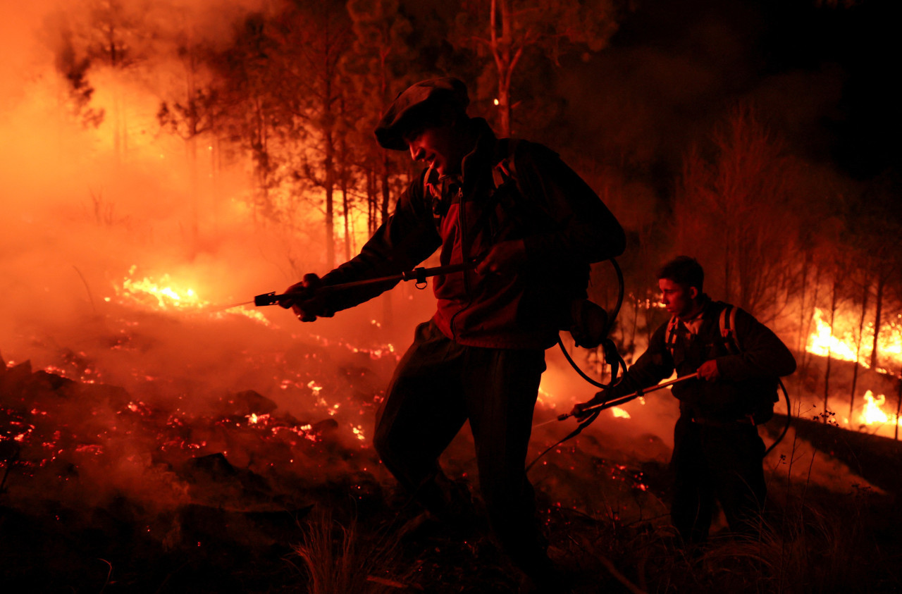 Incendios en Córdoba. Foto: Reuters.