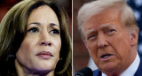 Donald Trump y Kamala Harris, los candidatos a las elecciones en EEUU. Foto: Reuters.