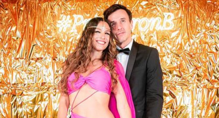 Pampita y Roberto García Moritán. Foto: Instagram.