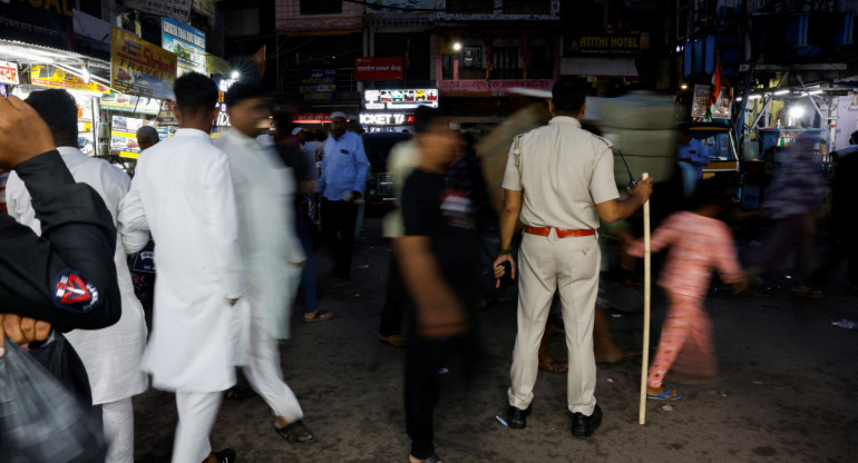 Tragedia en India. Foto: Reuters.