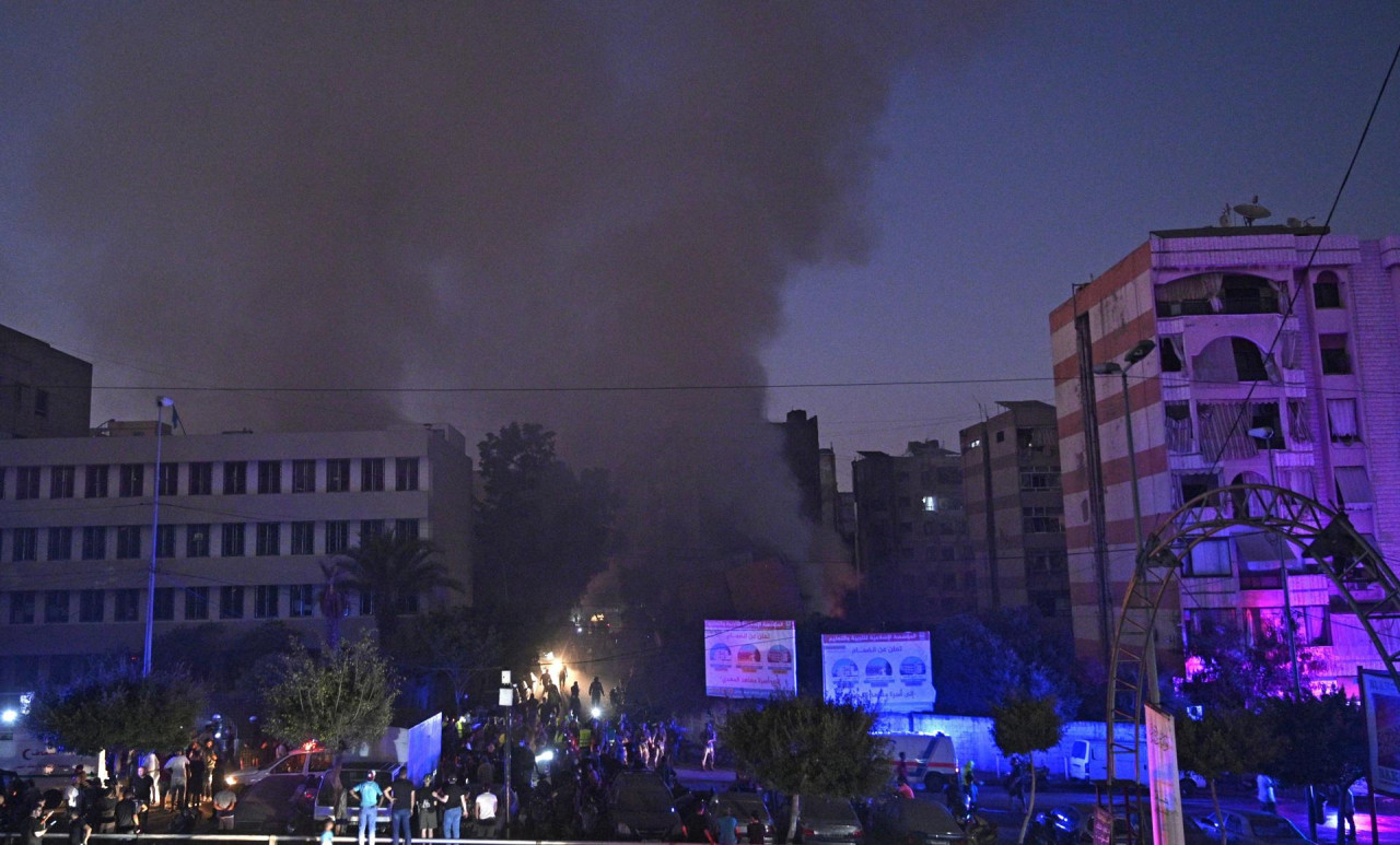 Bombardeo israelí contra Líbano. Foto: EFE.