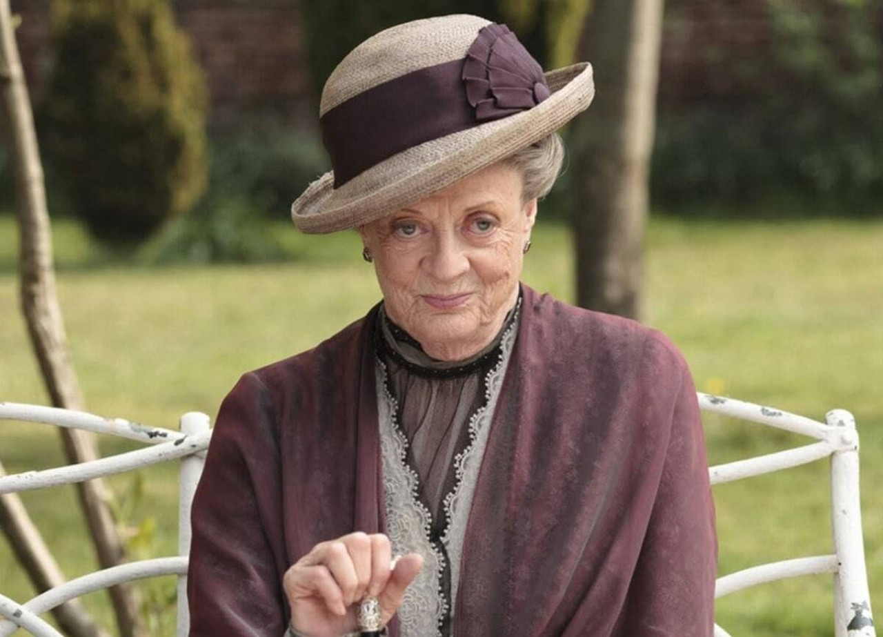 Maggie Smith en "Downton Abbey". Fuente: Netflix