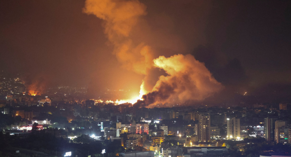 Ataque israelí contra El Líbano; guerra Israel-Hezbollah: Foto: Reuters