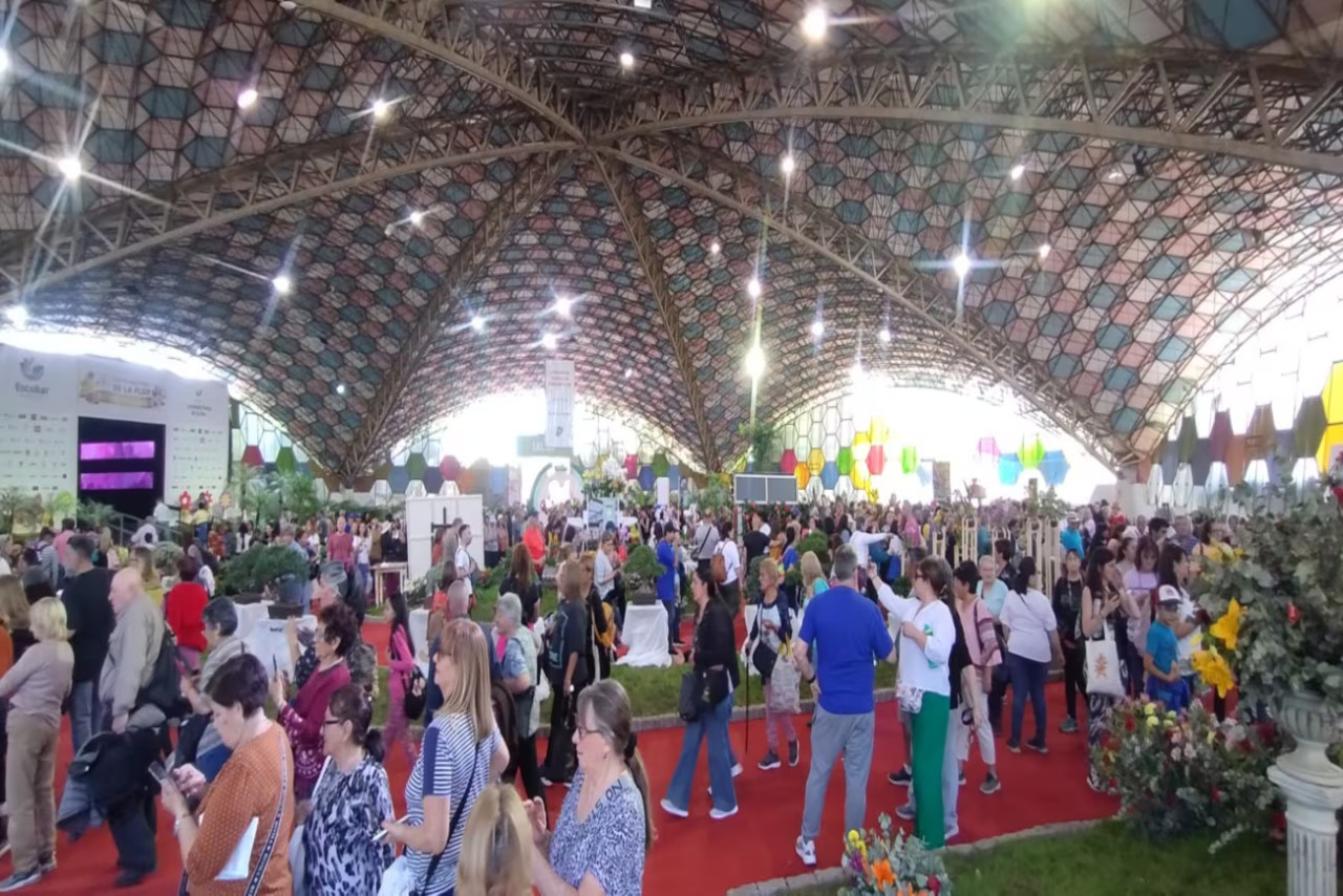 Fiesta Nacional de la Flor en Escobar. Foto: gentileza Fiesta Nacional de la Flor