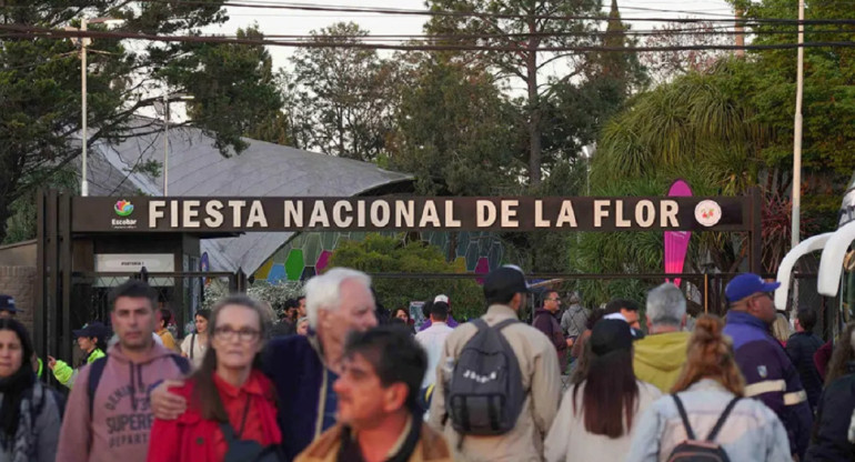 Fiesta Nacional de la Flor en Escobar. Foto: gentileza El Día de Escobar