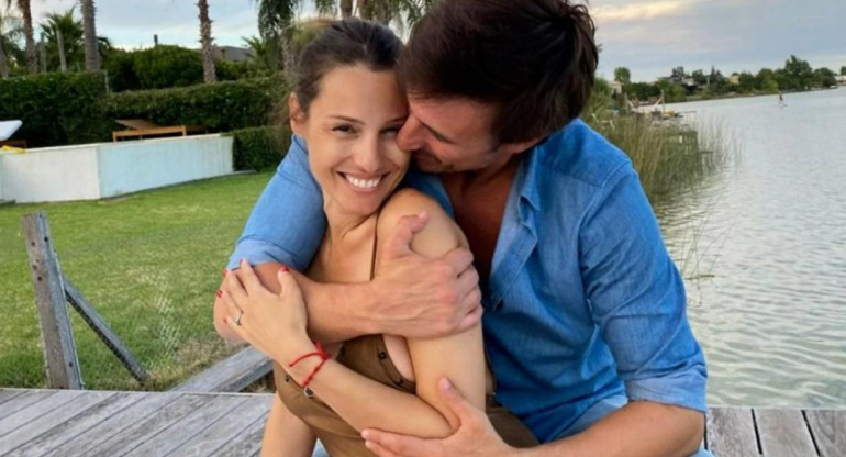 Pampita y Roberto García Moritán. Foto: Instagram.