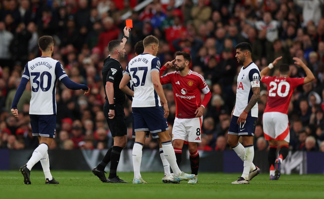 Manchester United vs Tottenham. Foto: Reuters