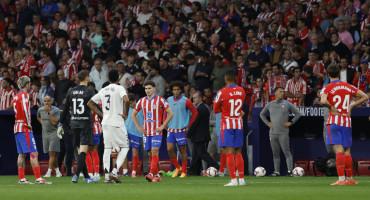 Derbi entre Atlético de Madrid y Real Madrid. Foto: EFE.