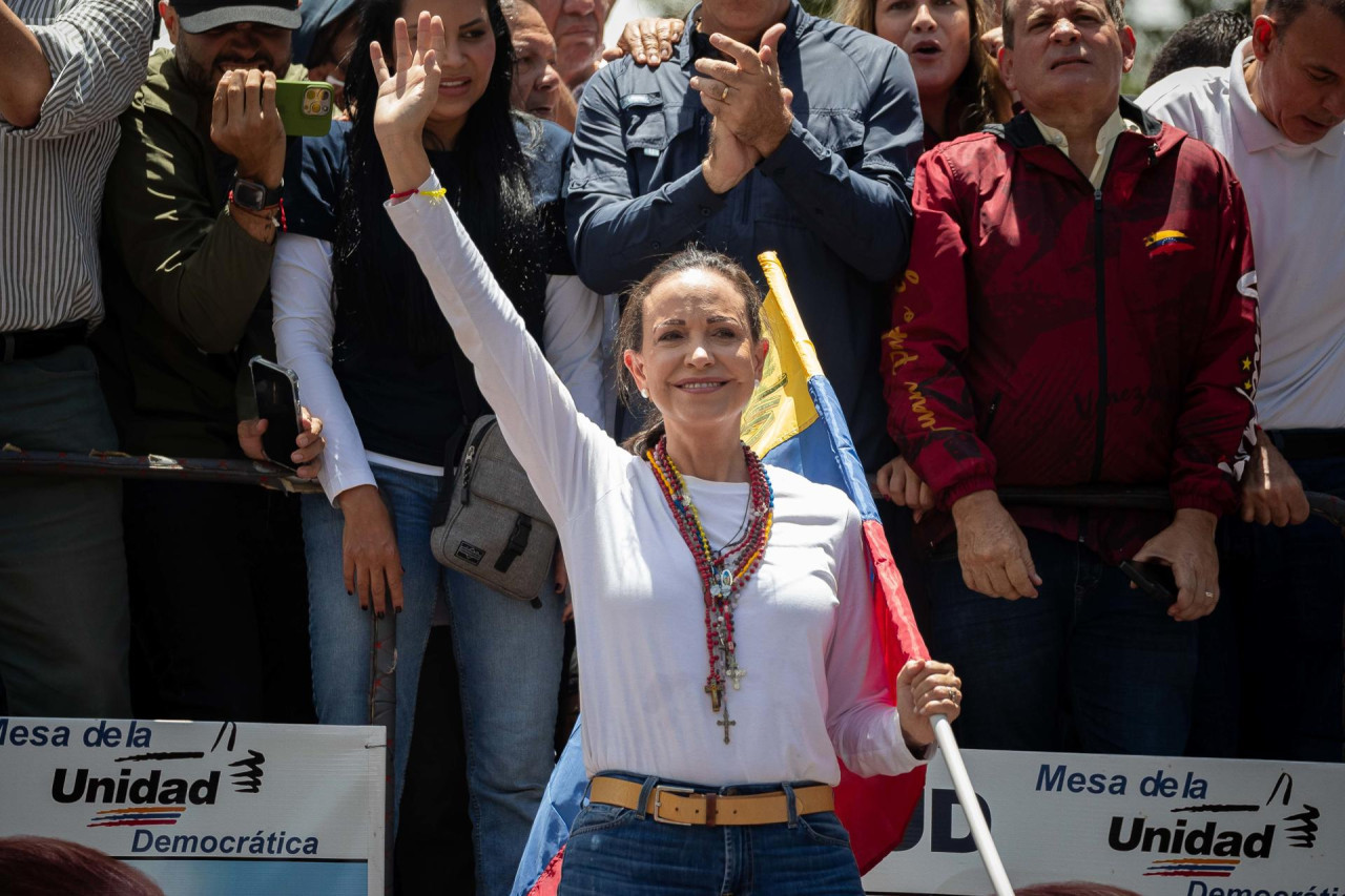 María Corina Machado; Venezuela. Foto: EFE.