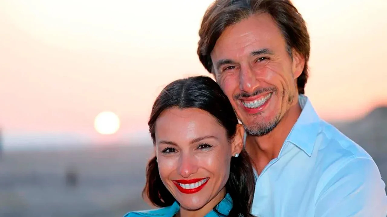 Pampita y Roberto García Moritán. Foto: NA.