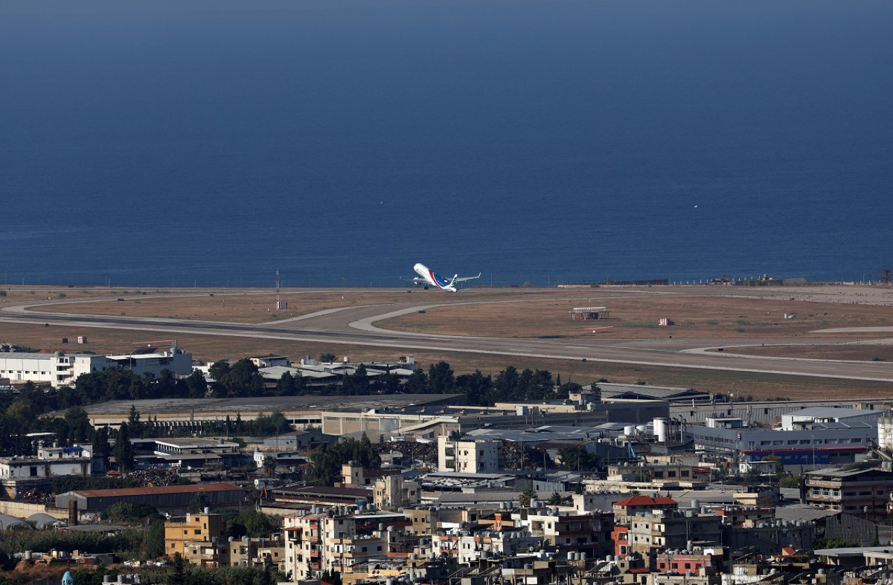 Aeropuerto de Beirut. Foto: Reuters.