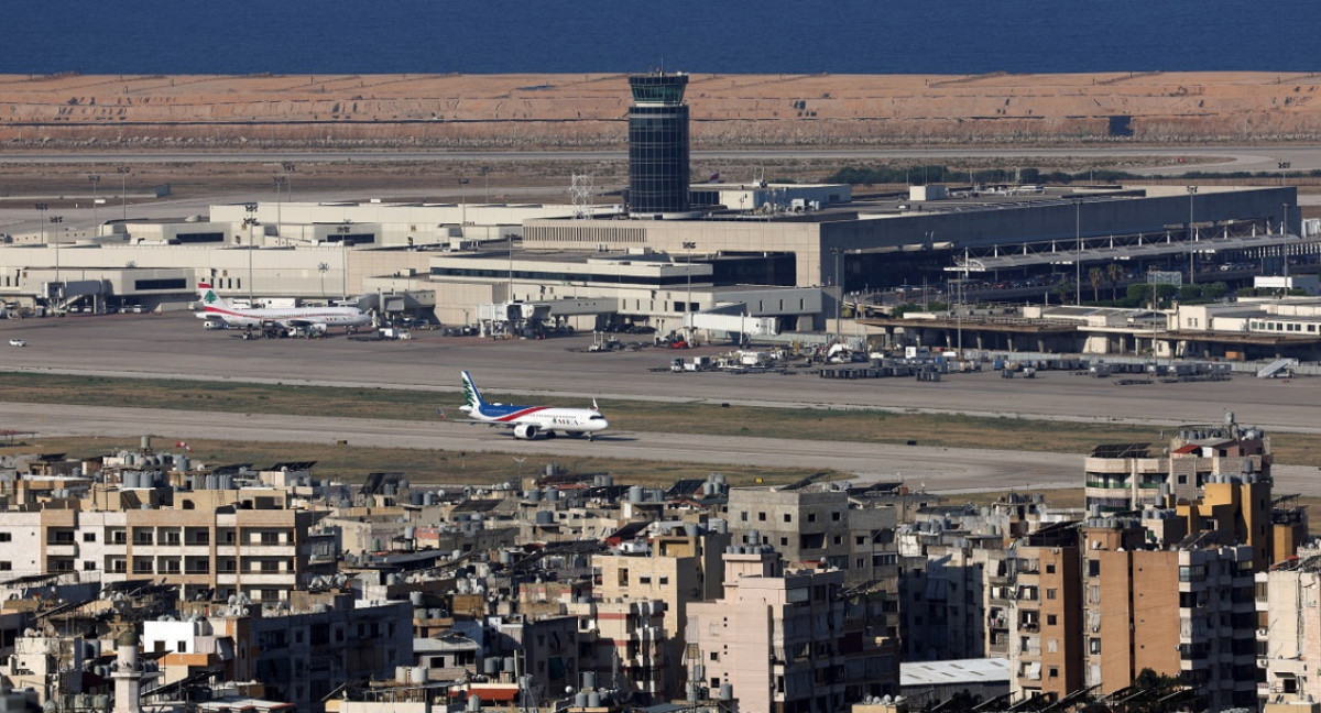 Aeropuerto de Beirut. Foto: Reuters.