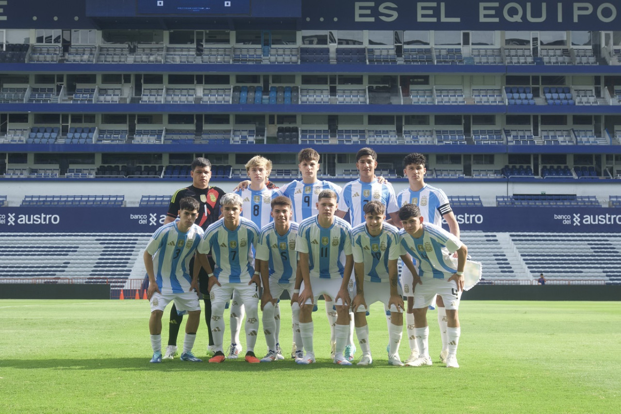 La Selección Argentina Sub 15. Foto: X @Argentina.