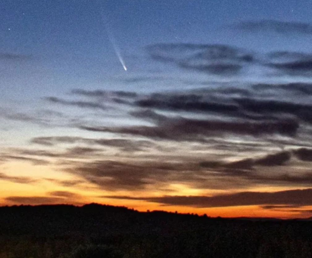 Cometa del Siglo. Foto: NA