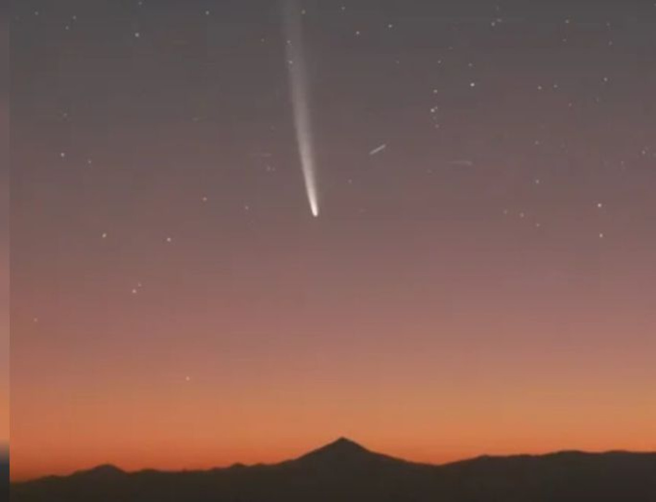 Cometa del Siglo. Foto: NA