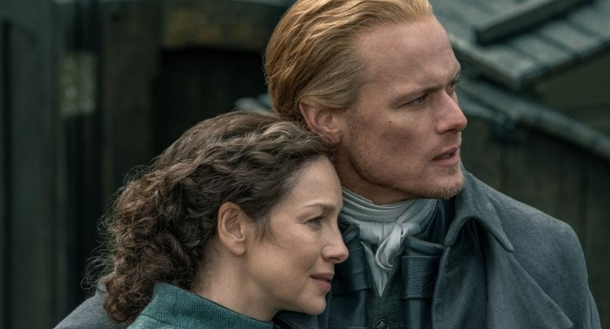 Outlander, Sam Heughan y Caitriona Balfe. Foto: Instagram /outlander_starz.