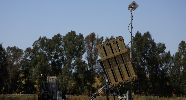 Armamento israelí contra misiles. Foto: Reuters.