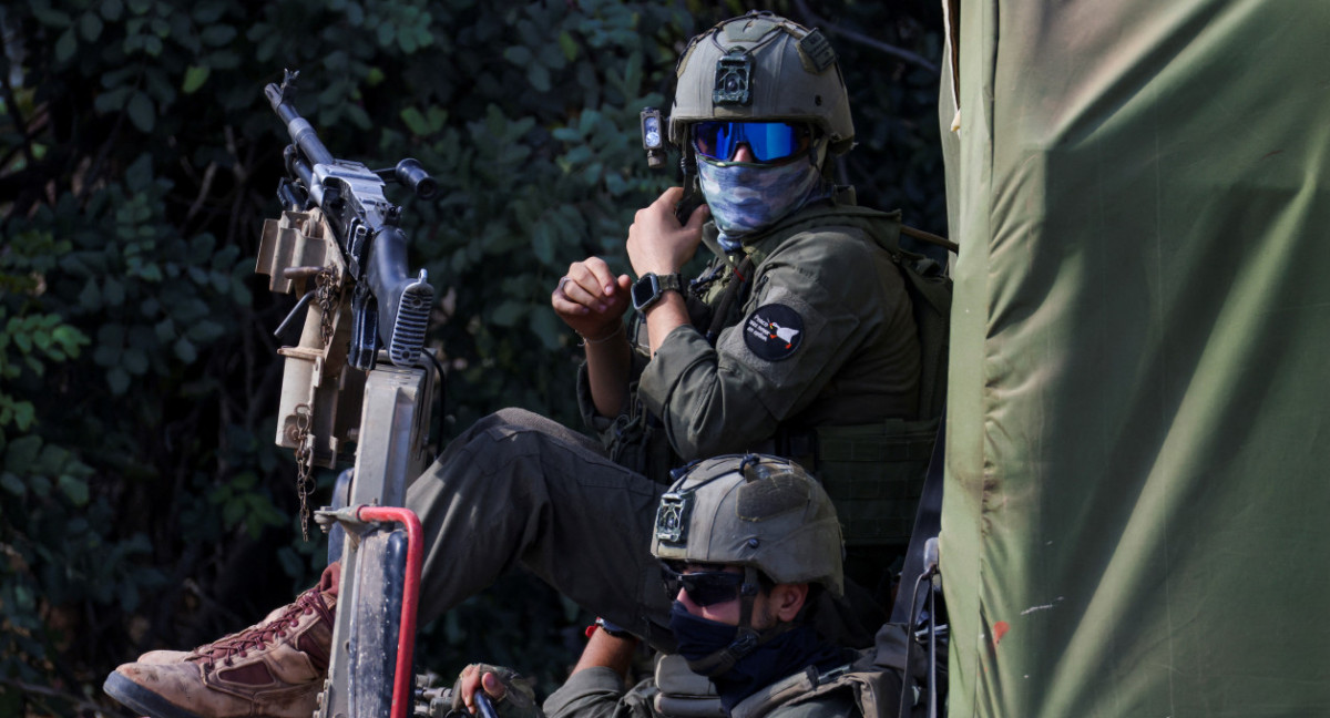 El Ejército israelí comenzó sus operaciones dentro del Líbano. Foto: Reuters.