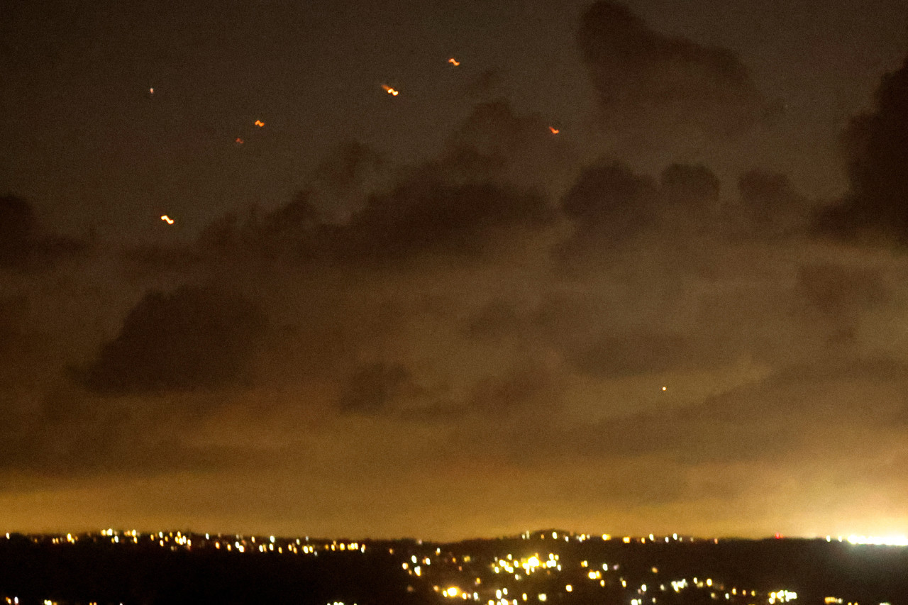 Ataque de Irán contra Israel. Foto: Reuters.