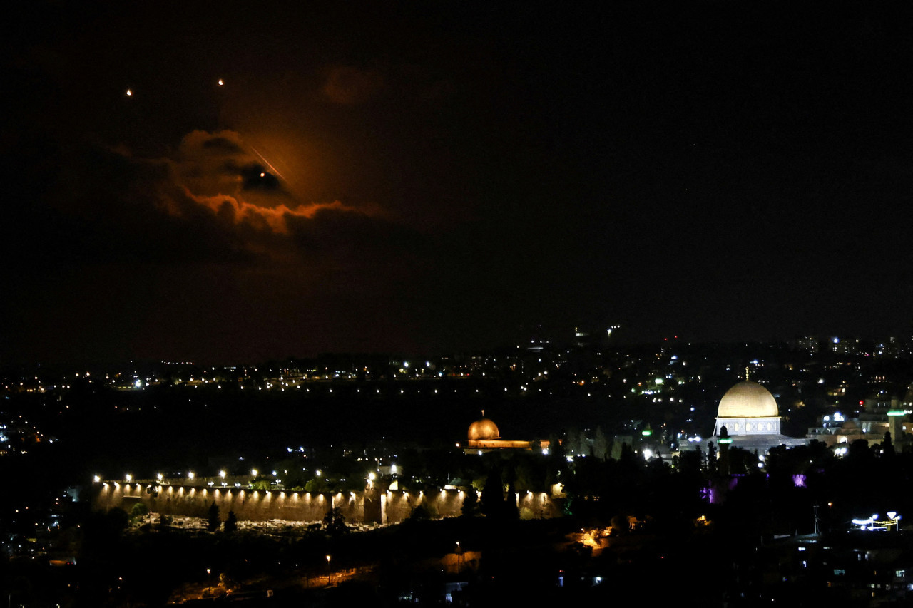 Ataque de Irán sobre Israel. Foto: REUTERS.