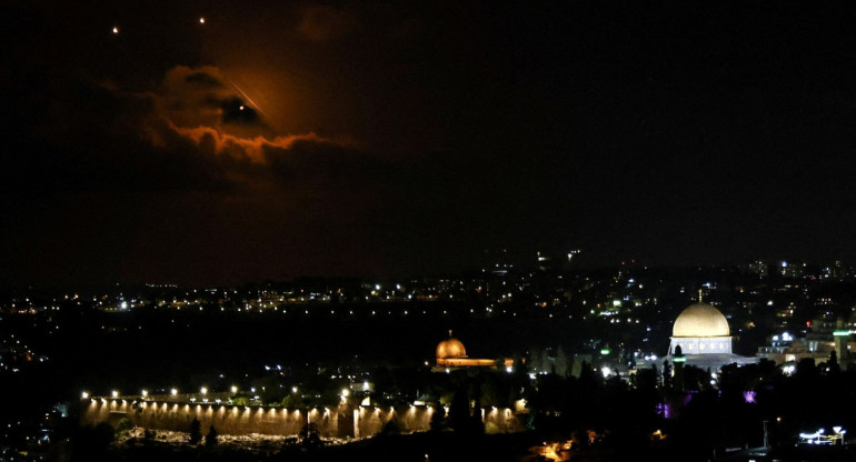 Bombardeos entre Irán e Israel. Foto: Reuters.