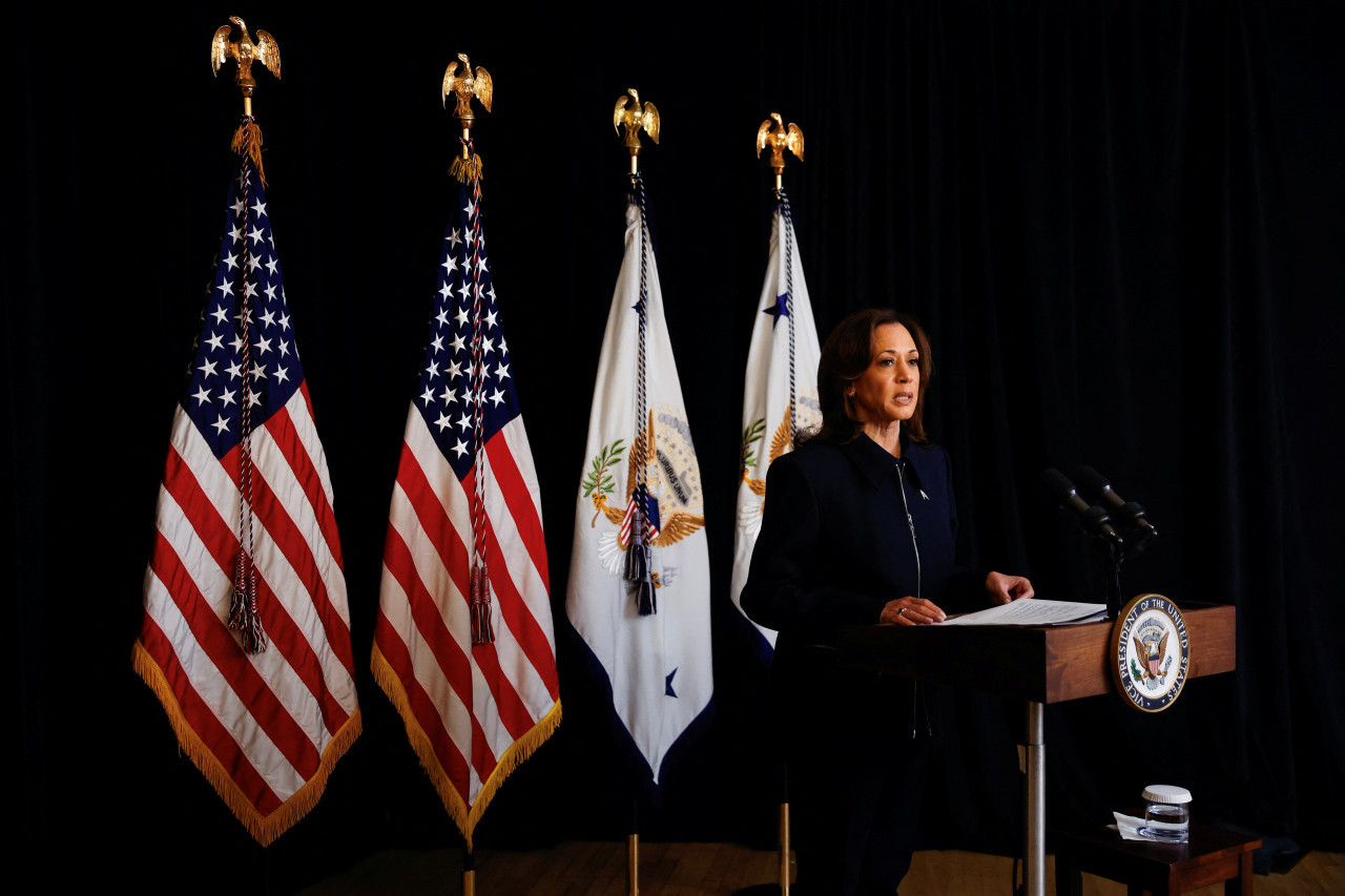 Kamala Harris, vicepresidenta de Estados Unidos. Foto: REUTERS.