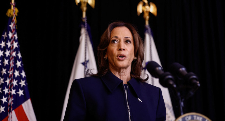 Kamala Harris, vicepresidenta de Estados Unidos. Foto: REUTERS.