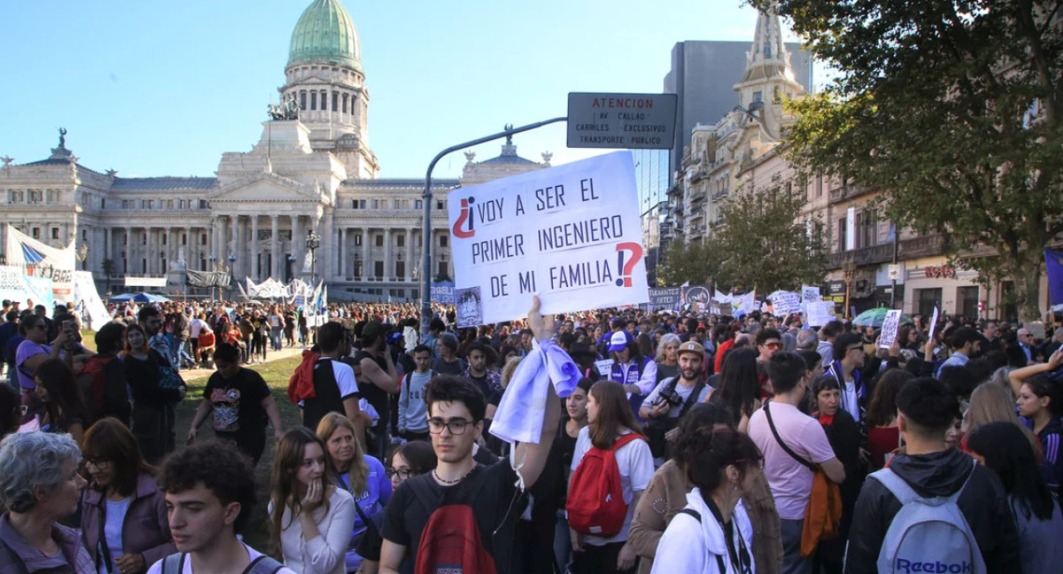 Marcha Federal Educativa. Foto: NA.