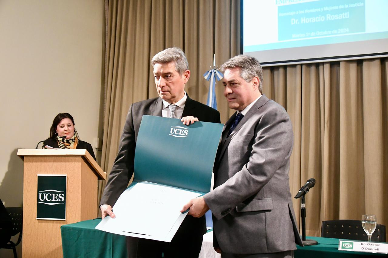 Horacio Rosatti recibió el Premio Justicia 2024