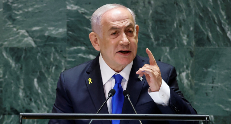 Benjamin Netanyahu, primer ministro de Israel. Foto: Reuters.