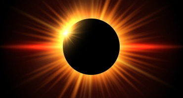 Eclipse solar anular. Foto: Freepik.