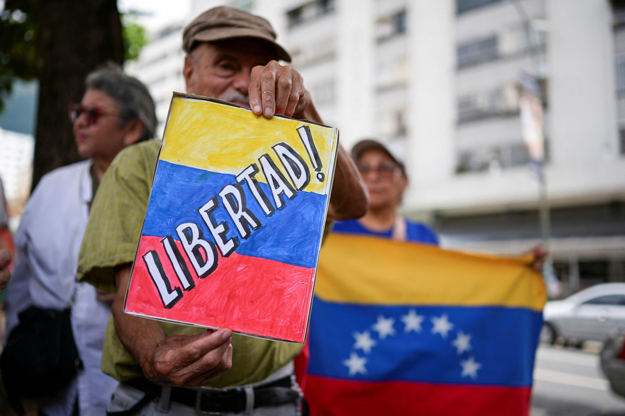 Protestas contra el Gobierno de Maduro, en Venezuela. Foto: Reuters.