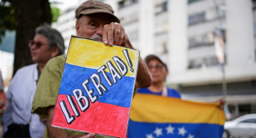 Protestas contra el Gobierno de Maduro, en Venezuela. Foto: Reuters.