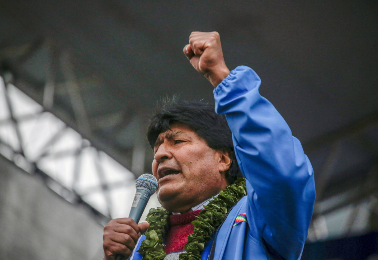 Evo Morales, expresidente boliviano. Foto: Reuters