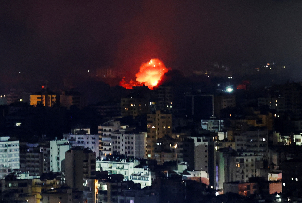 Ataques israelíes contra el Líbano. Foto: Reuters.