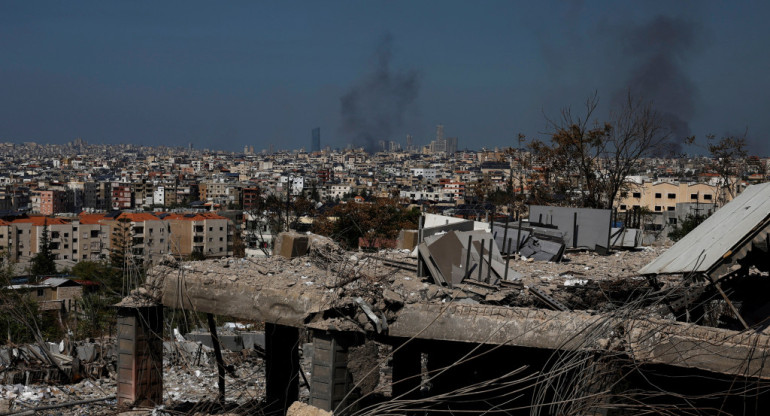 Destrozos en el Líbano. Foto: Reuters.