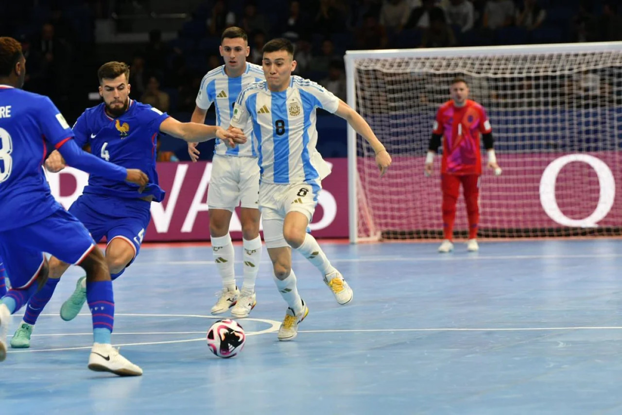 Argentina le ganó a Francia y clasificó a la final. Foto: NA.