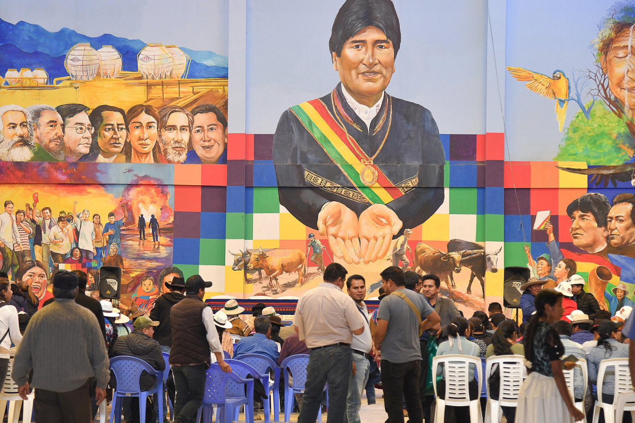 Evo Morales, expresidente de Bolivia. Foto: EFE.