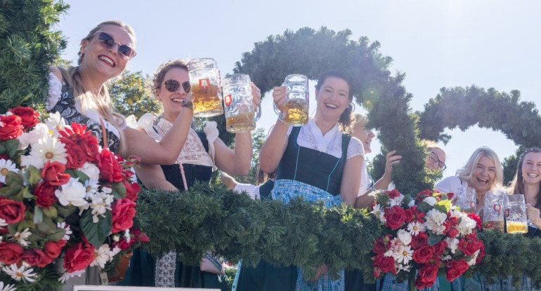 Oktoberfest en Munich. Foto Instagram @oktoberfest