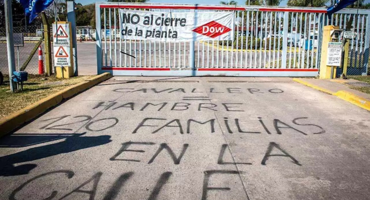 Cierre de la planta de Dow Argentina en Santa Fe.