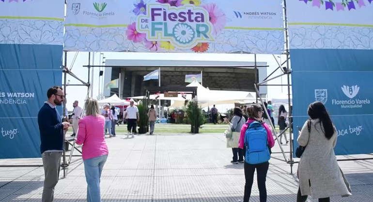 Fiesta de la Flor. Foto: captura video.