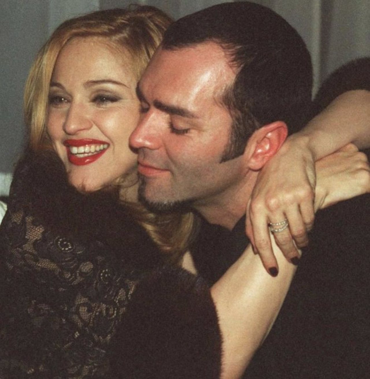 Madonna junto a Cristopher Ciccone. Foto: X @tearsfulloflove