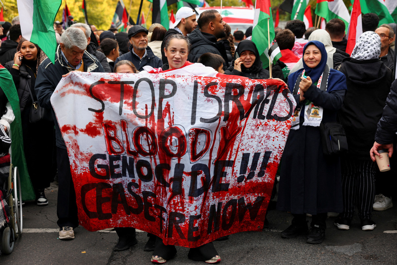 Manifestaciones propalestina en todo el mundo. Foto: Reuters.